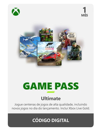 Game Pass Ultimate 1 Mês Código 25 Dígitos - MauroSPBR Games